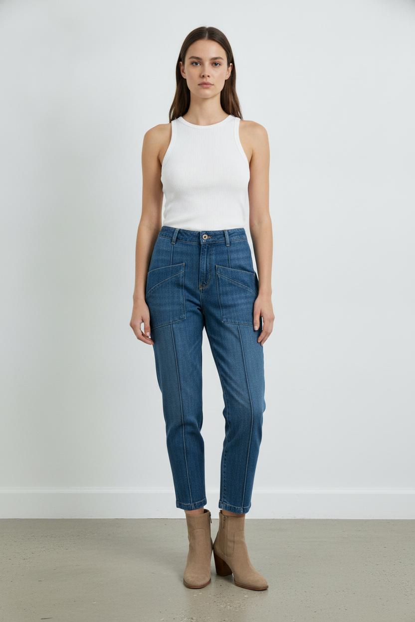 Pantalon Cargo Bleu - Taille XS/34 de la marque ba&sh | PARAD31931 - Vendu par Paradigme - Image 1