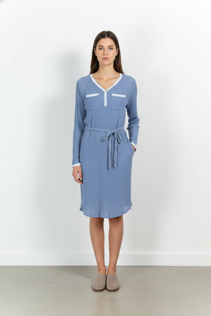 Robe Courte Bleue - Taille S/36 de la marque IKKS | PARAD31936 - Vendu par Paradigme - Image 1