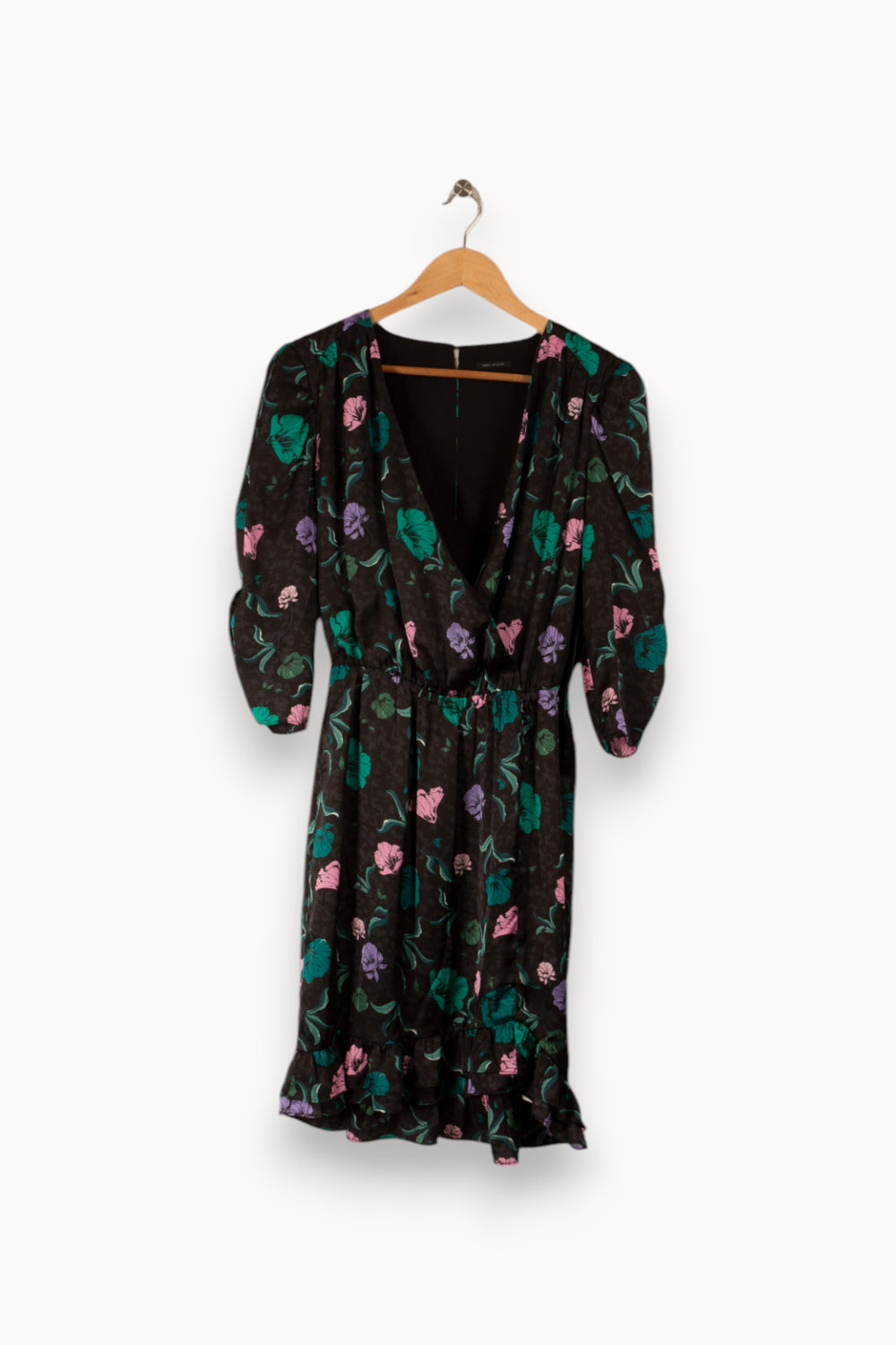 Robe noire à motifs - Taille XS/34 de la marque IKKS | PARAD31942 - Vendu par Paradigme - Image 1