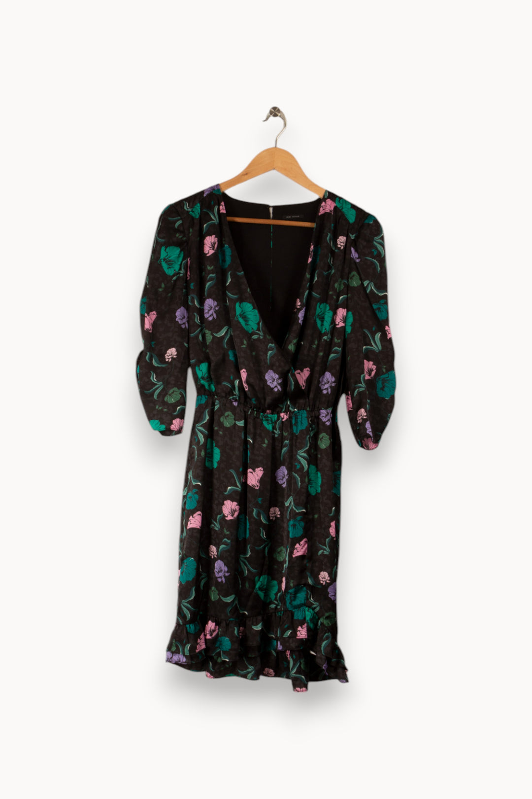 Robe noire à motifs - Taille XS/34 de la marque IKKS | PARAD31942 - Vendu par Paradigme - Image 1