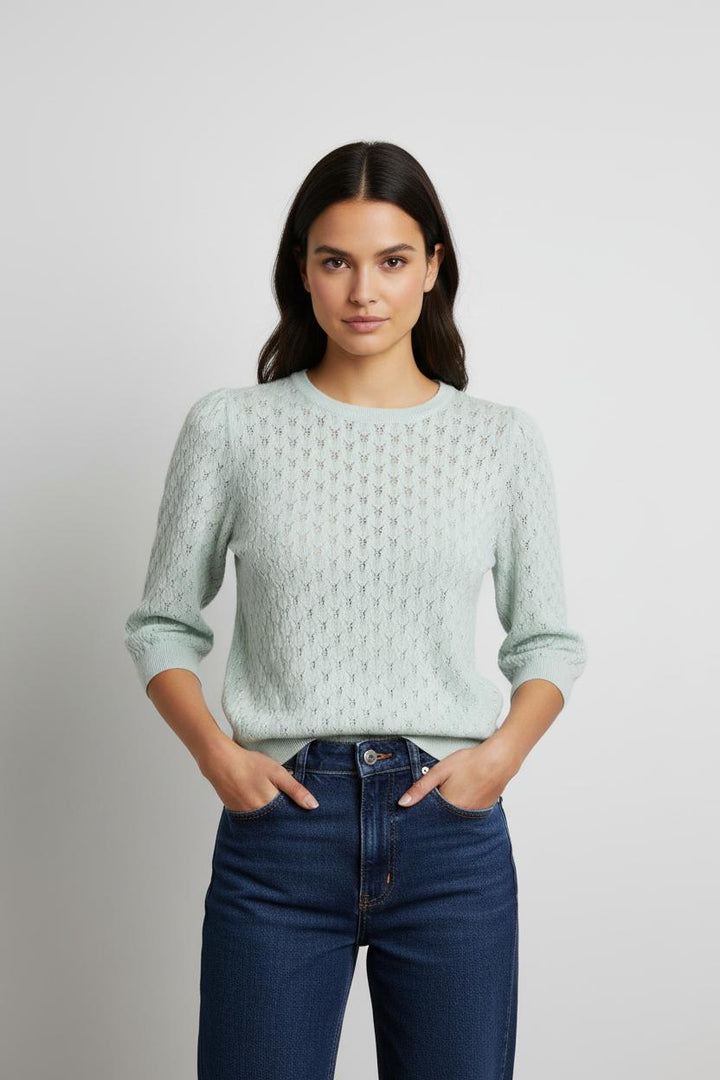 Blouse bleue claire - Taille XS/34