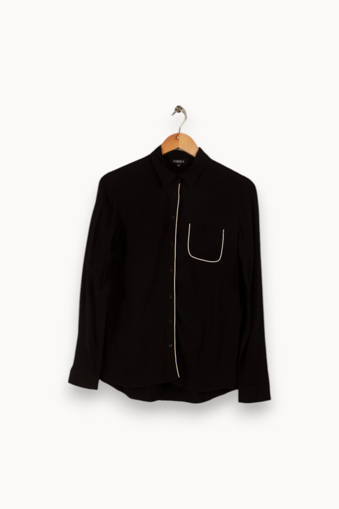 Robe noire - Taille S/36 de la marque Caroll | PARAD32000 - Vendu par Paradigme - Image 1