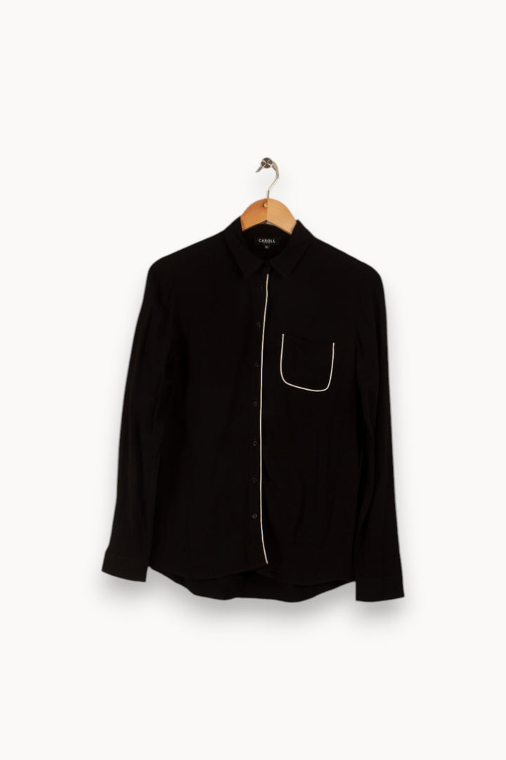 Robe noire - Taille S/36 de la marque Caroll | PARAD32000 - Vendu par Paradigme - Image 1