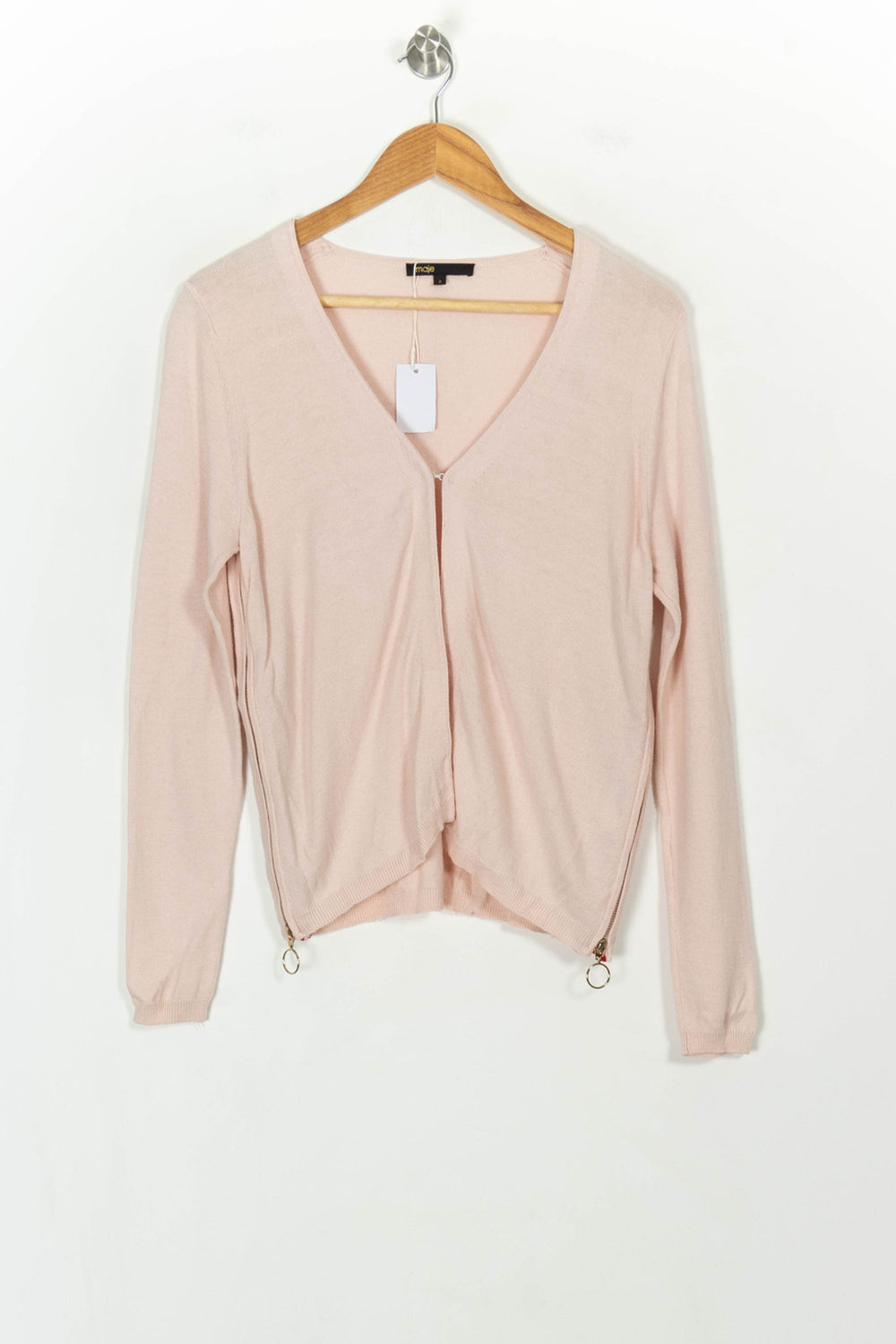 Cardigan Rose - Taille L/40 de la marque Maje | PARAD32021 - Vendu par Paradigme - Image 2