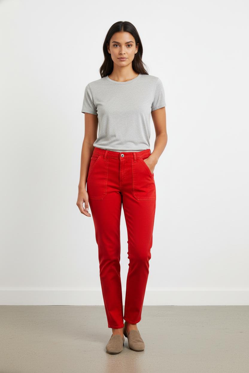 Jean Rouge - Taille M/38