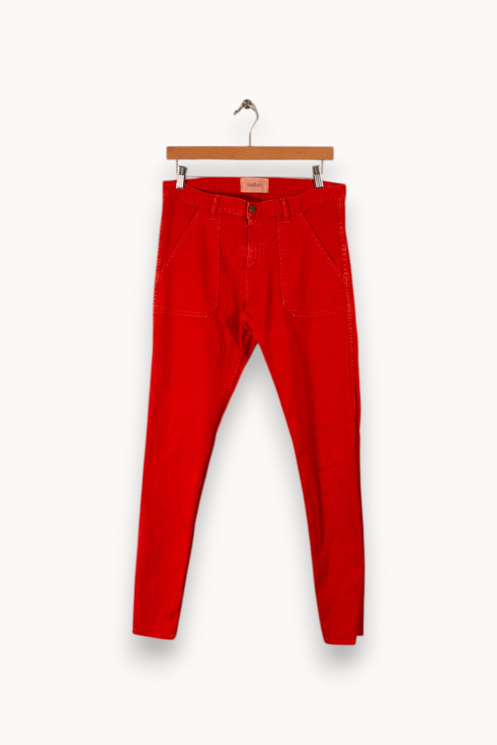 Jean Rouge - Taille M/38 de la marque ba&sh | PARAD32024 - Vendu par Paradigme - Image 1