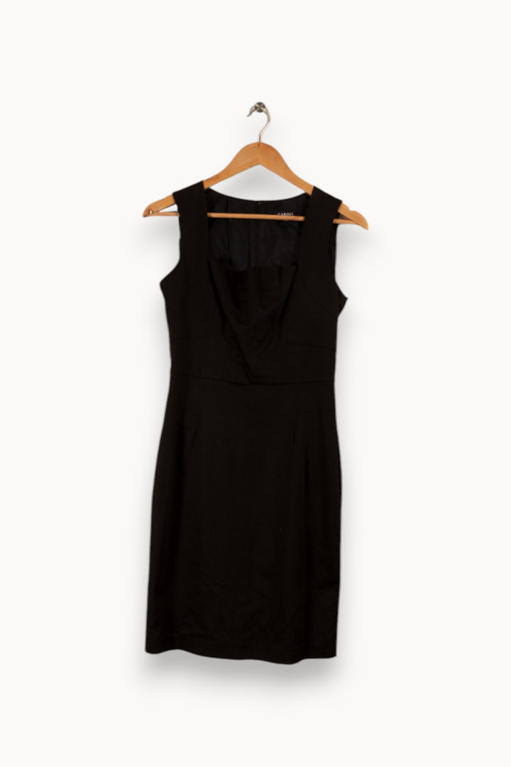 Robe noire - Taille S/36 de la marque Caroll | PARAD32031 - Vendu par Paradigme - Image 1