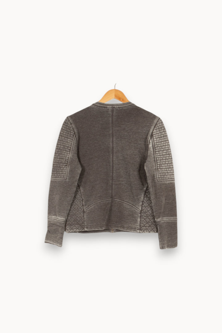 Blouson Gris - Taille S/36 de la marque The Kooples - Sport | PARAD32038 - Vendu par Paradigme - Image 4