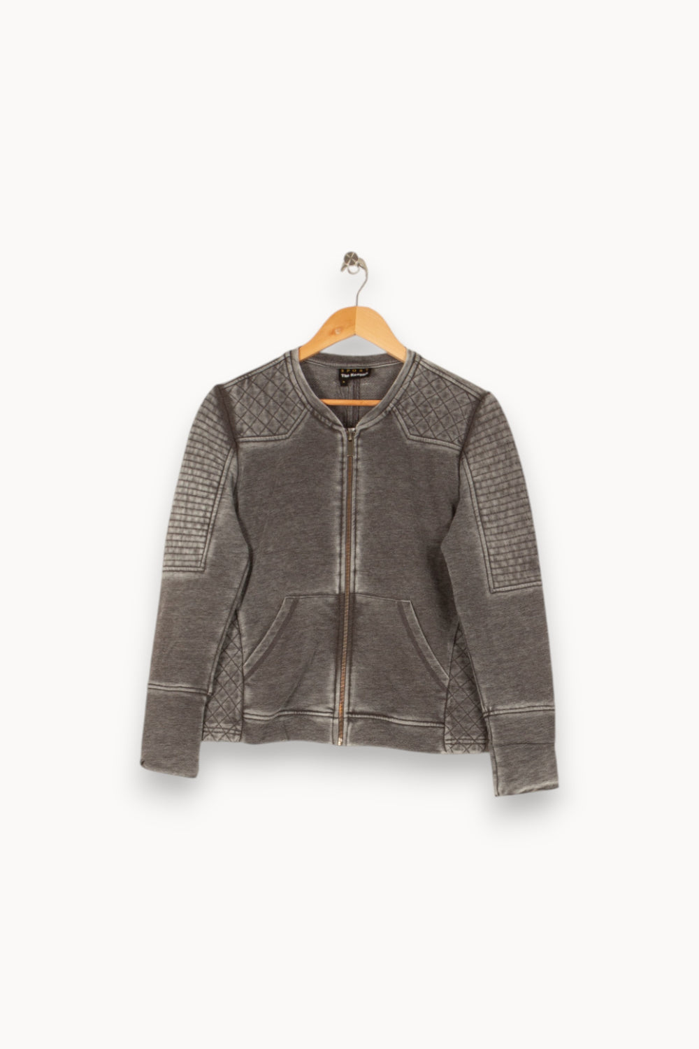 Blouson Gris - Taille S/36 de la marque The Kooples - Sport | PARAD32038 - Vendu par Paradigme - Image 2