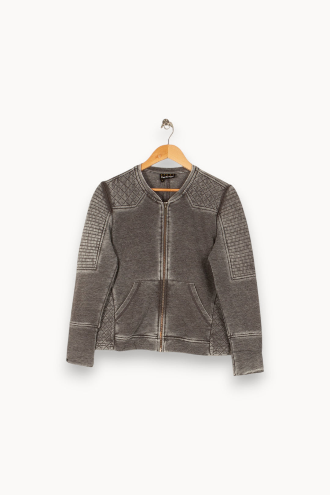 Blouson Gris - Taille S/36 de la marque The Kooples - Sport | PARAD32038 - Vendu par Paradigme - Image 2