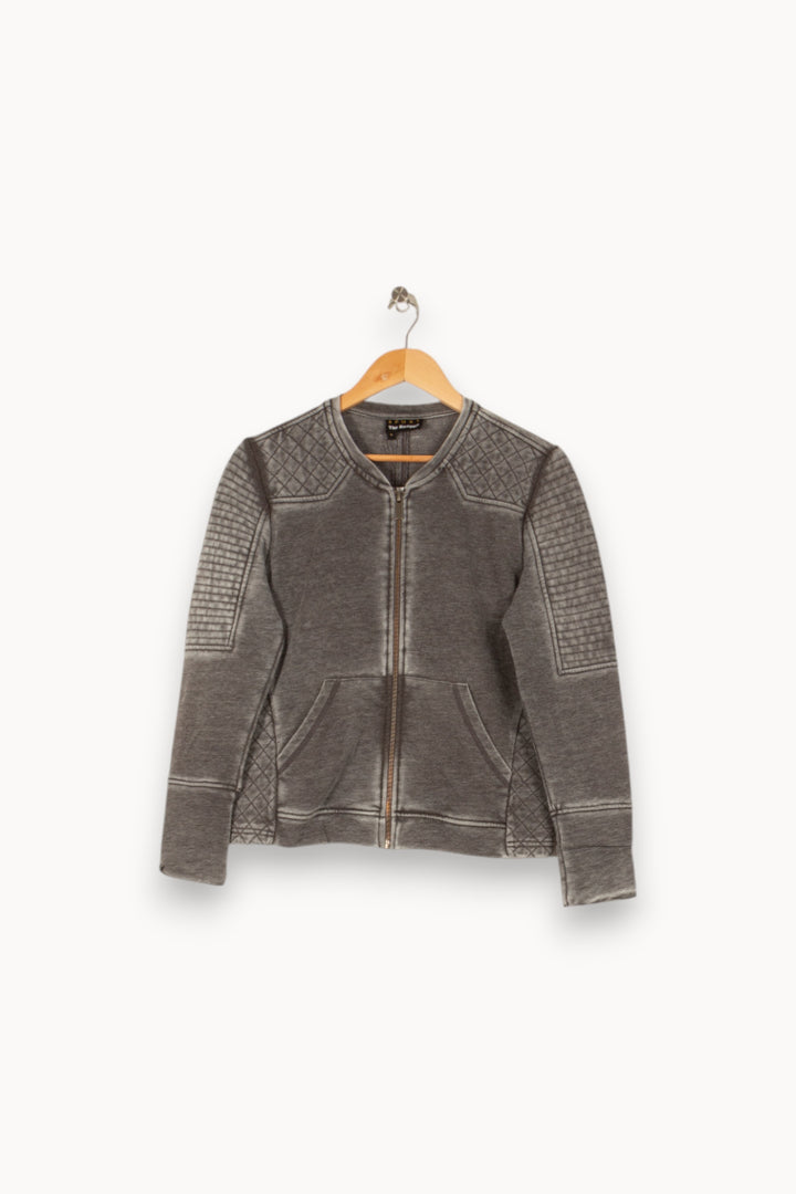 Blouson Gris - Taille S/36 de la marque The Kooples - Sport | PARAD32038 - Vendu par Paradigme - Image 2