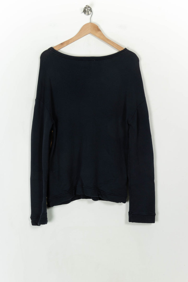Sweatshirt Bleu - Taille M/38 de la marque ba&amp;sh | PARAD32062 - Vendu par Paradigme - Image 5