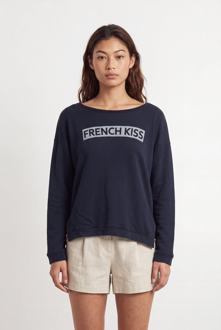 Sweatshirt Bleu - Taille M/38 de la marque ba&amp;sh | PARAD32062 - Vendu par Paradigme - Image 1