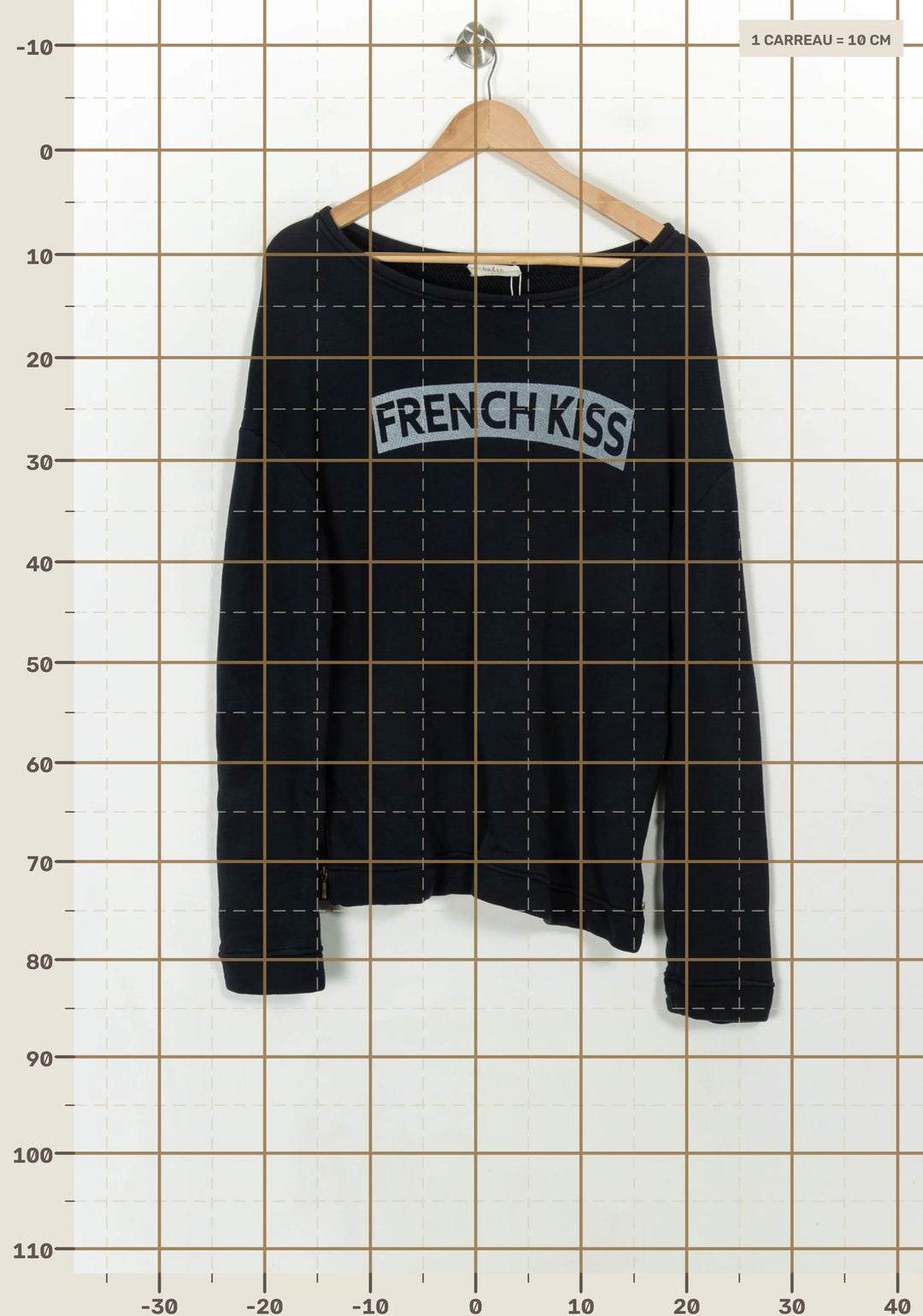 Sweatshirt Bleu - Taille M/38 de la marque ba&amp;sh | PARAD32062 - Vendu par Paradigme - Image 4