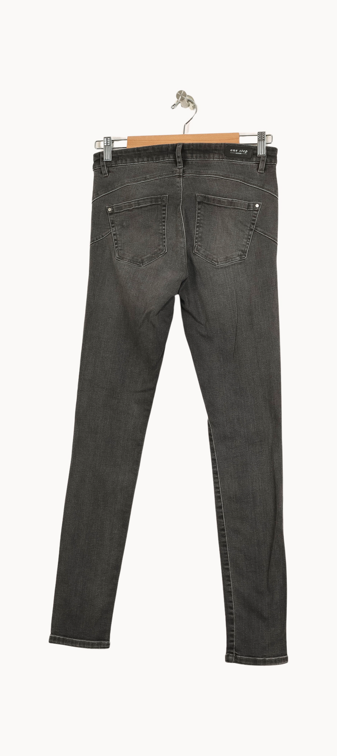 Jean Slim Gris - Taille S/36 de la marque One Step | PARAD32063 - Vendu par Paradigme - Image 4