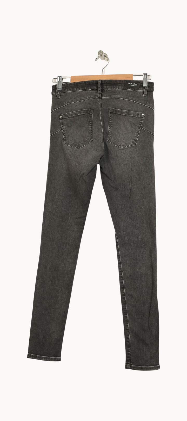 Jean Slim Gris - Taille S/36 de la marque One Step | PARAD32063 - Vendu par Paradigme - Image 4