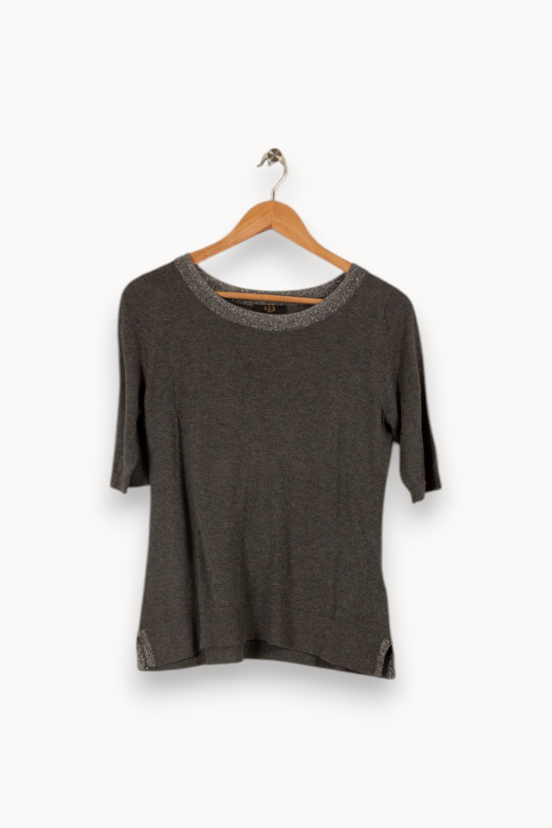Pull gris - Taille M/38 de la marque Maison 123 | PARAD32074 - Vendu par Paradigme - Image 1