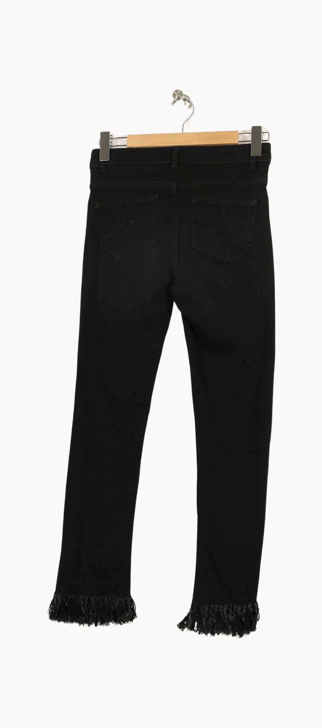 Jean Frangé Noir - Taille M/38 de la marque Maje | PARAD32082 - Vendu par Paradigme - Image 4