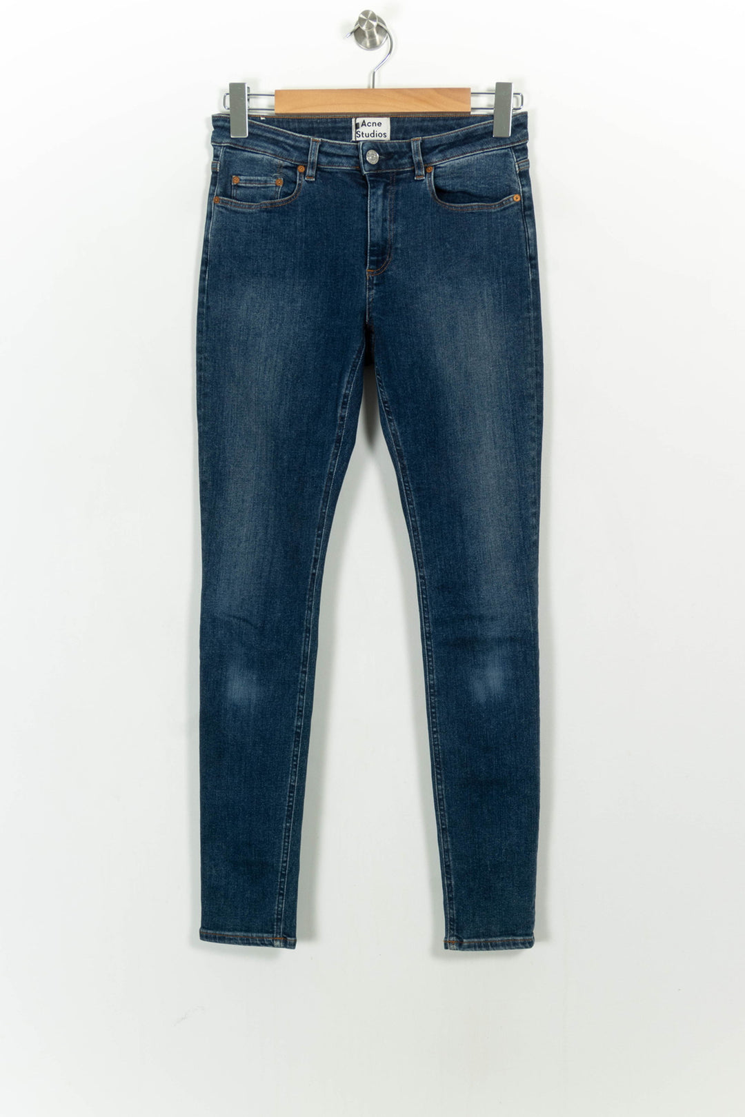 Jean Slim Bleu - Taille XS/34 de la marque Acne Studios | PARAD32096 - Vendu par Paradigme - Image 2