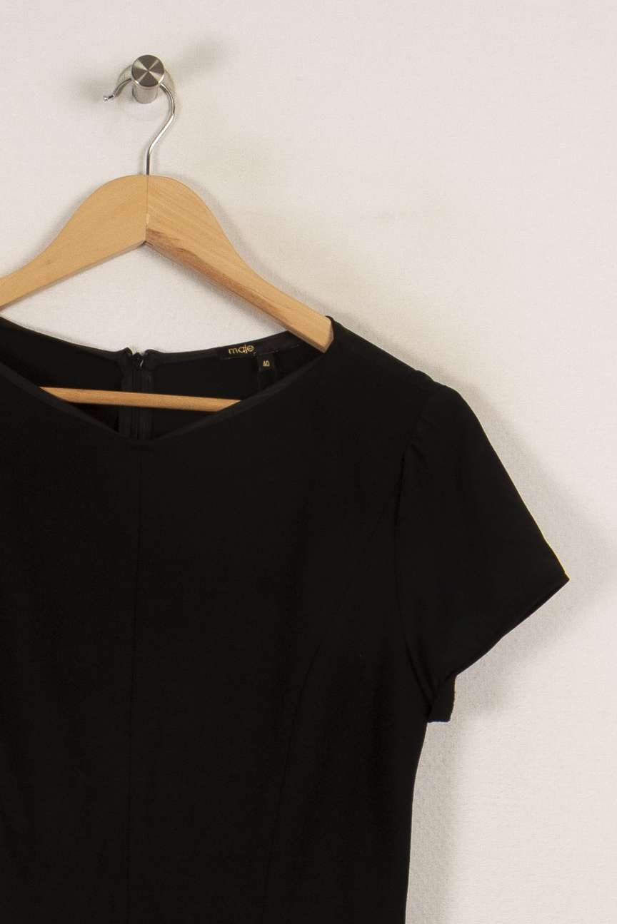 Robe noire - Taille L/40 de la marque Maje | PARAD32137 - Vendu par Paradigme - Image 2