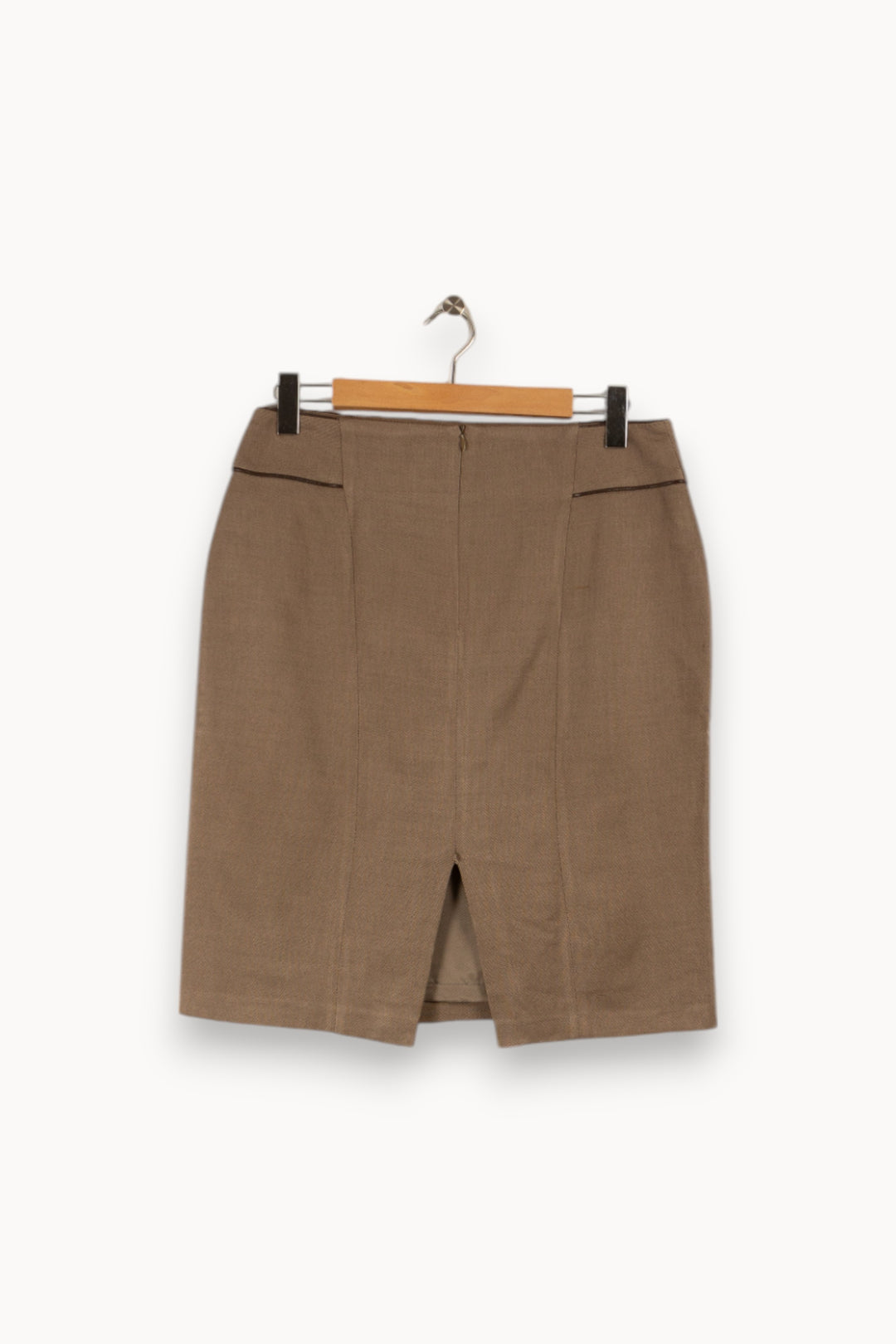 Jupe marron - Taille XXL/44 de la marque Maison 123 | PARAD32148 - Vendu par Paradigme - Image 3