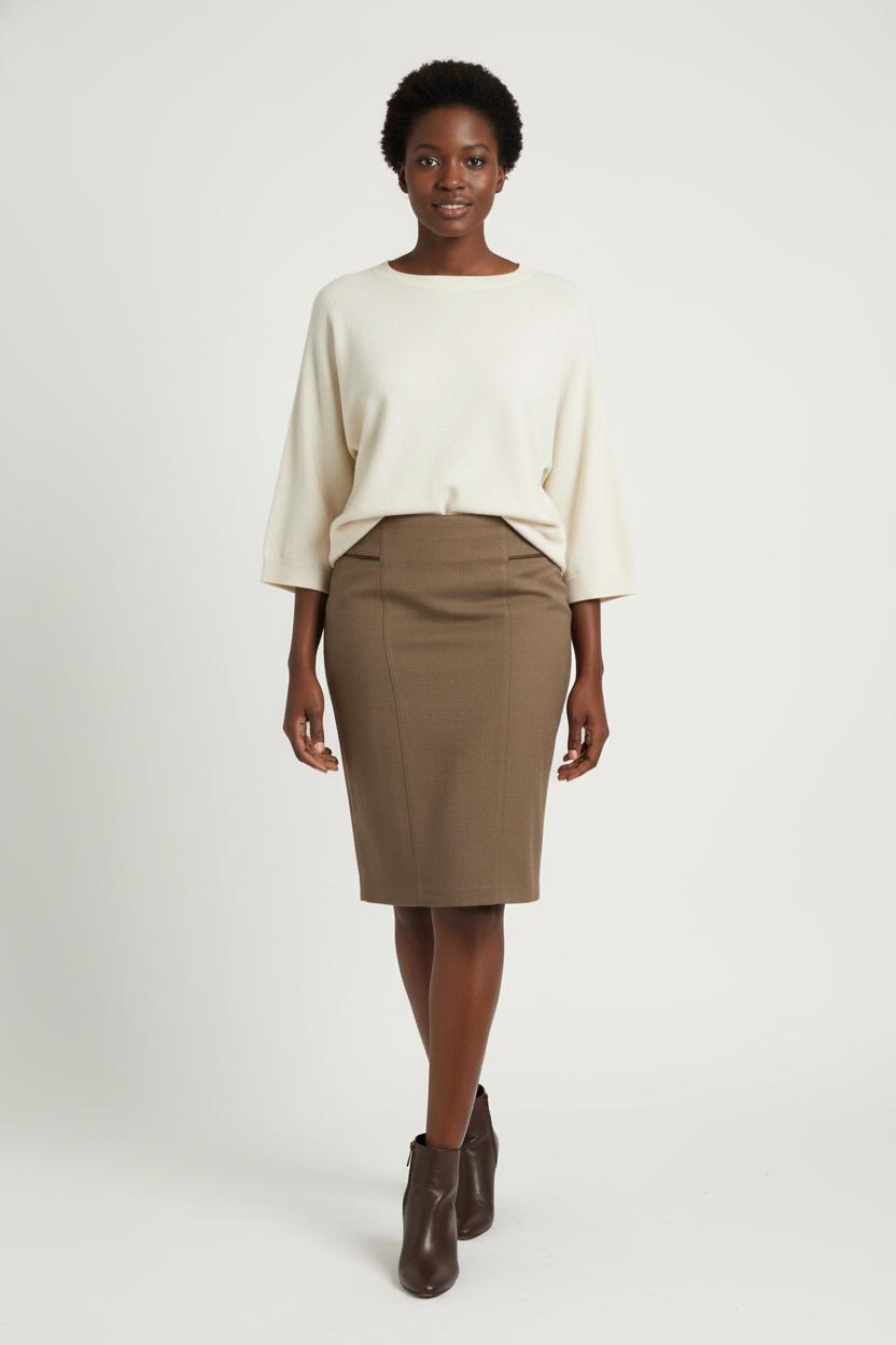 Jupe marron - Taille XXL/44
