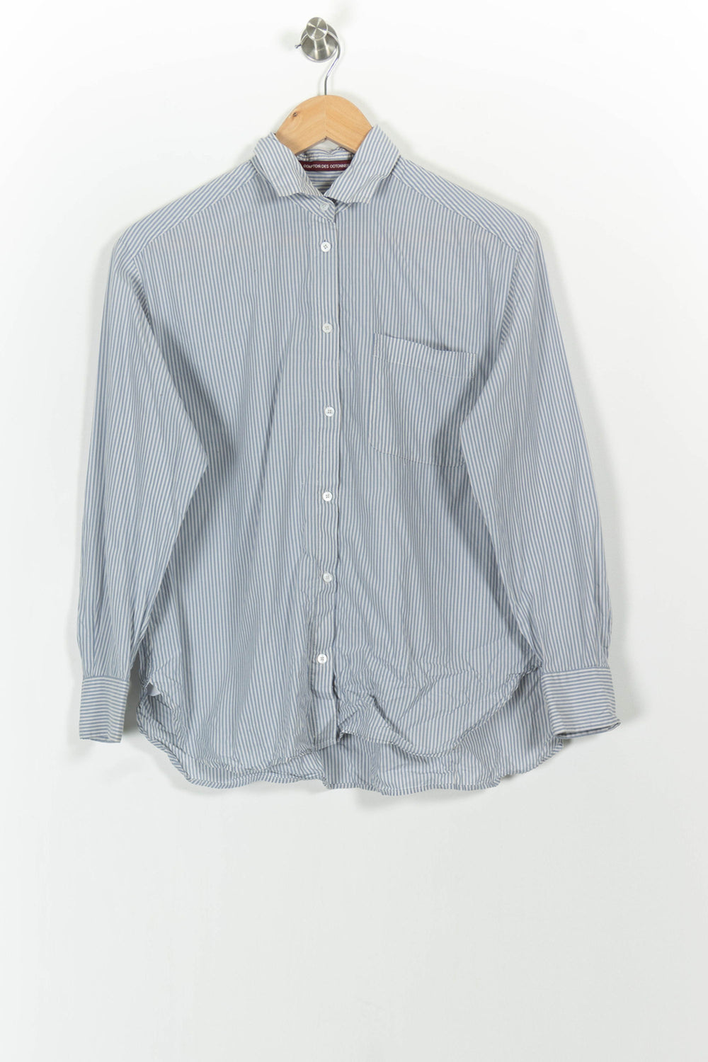 Chemise Rayée Bleue et Blanche - Taille S/36 de la marque Comptoir des Cotonniers | PARAD32149 - Vendu par Paradigme - Image 2