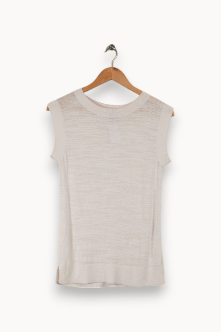Top blanc - Taille XS/34 de la marque Caroll | PARAD32150 - Vendu par Paradigme - Image 1