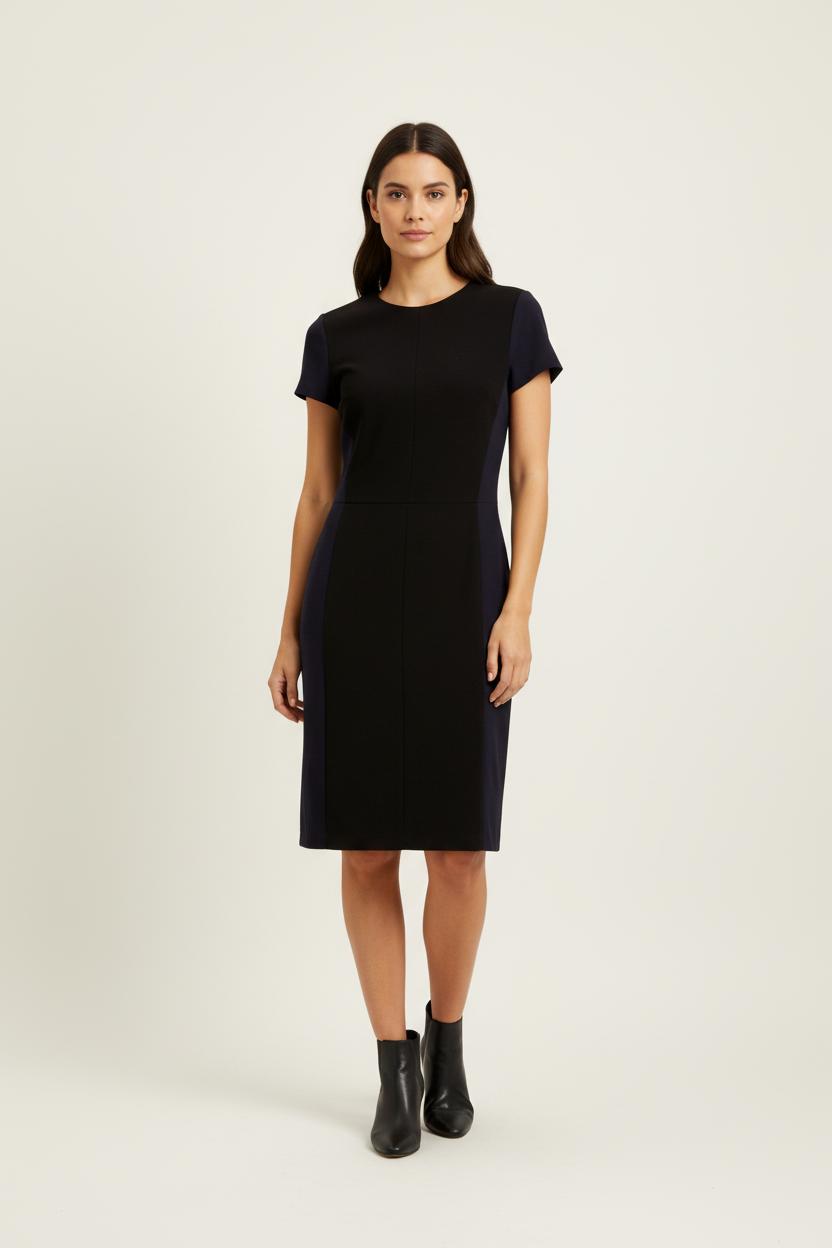 Robe courte bleue et noire - Taille S/36