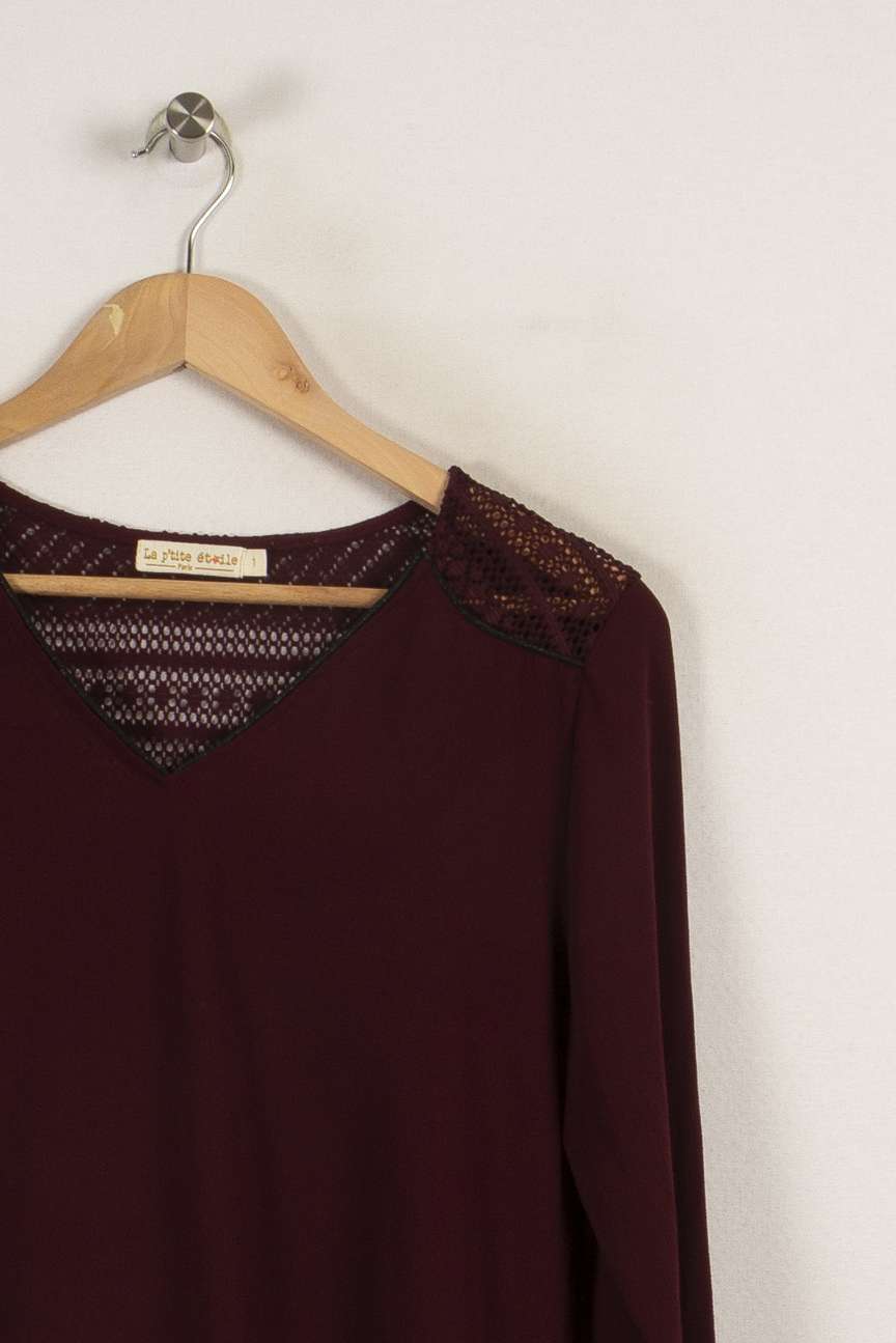 Blouse violette - Taille S/36 de la marque La Petite Etoile | PARAD32166 - Vendu par Paradigme - Image 2