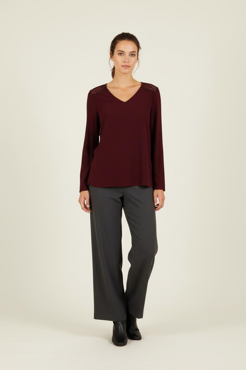 Blouse violette - Taille S/36