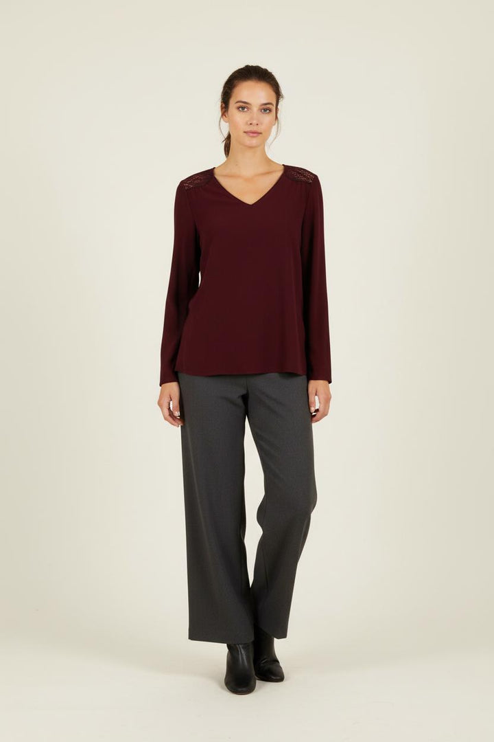 Blouse violette - Taille S/36