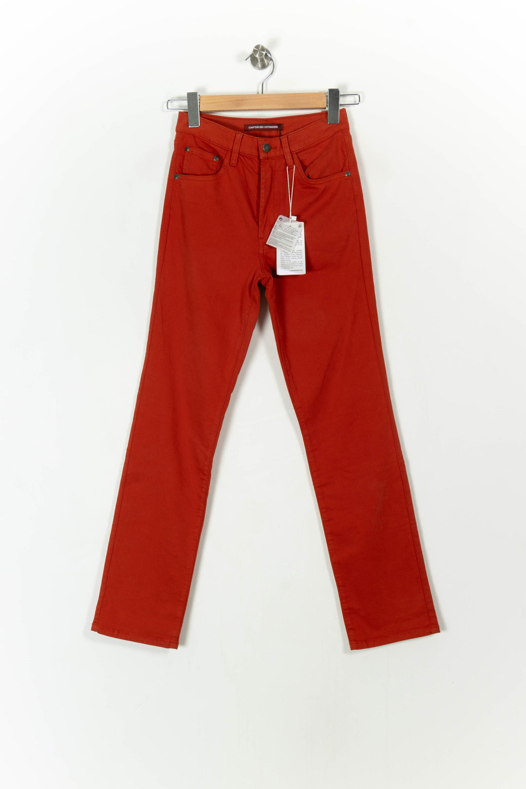 Jean Rouge - Taille XS/34 de la marque Comptoir des Cotonniers | PARAD32198 - Vendu par Paradigme - Image 2
