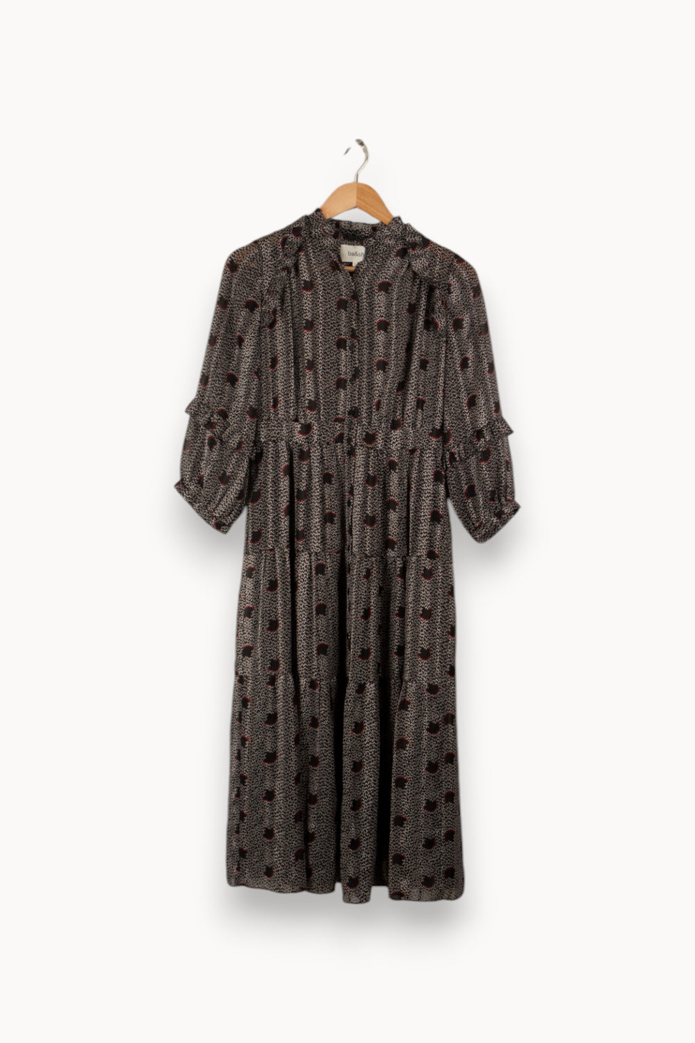 Robe noire et blanche - Taille S/36 de la marque ba&sh | PARAD32206 - Vendu par Paradigme - Image 1