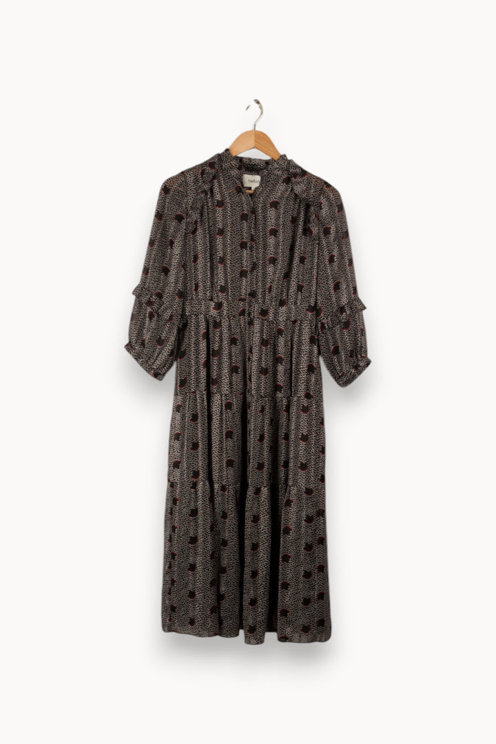 Robe noire et blanche - Taille S/36 de la marque ba&sh | PARAD32206 - Vendu par Paradigme - Image 1