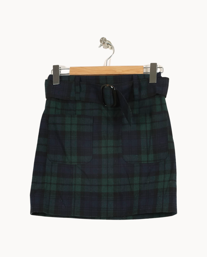 Jupe Courte Verte et Bleue - Taille S/36 de la marque Sézane | PARAD32222 - Vendu par Paradigme - Image 2