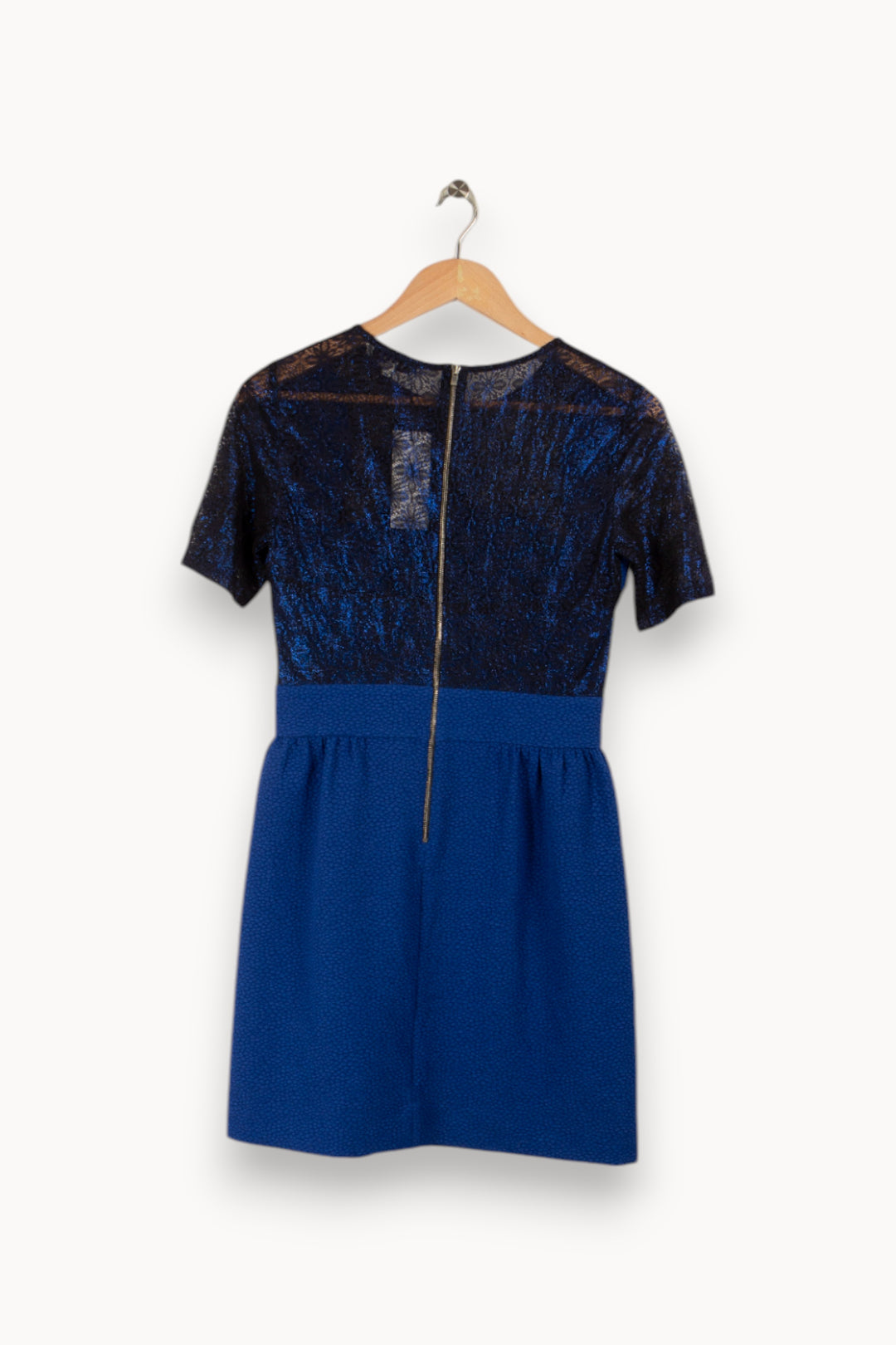 Robe Bleue - Taille S/36 de la marque Sandro | PARAD32239 - Vendu par Paradigme - Image 3