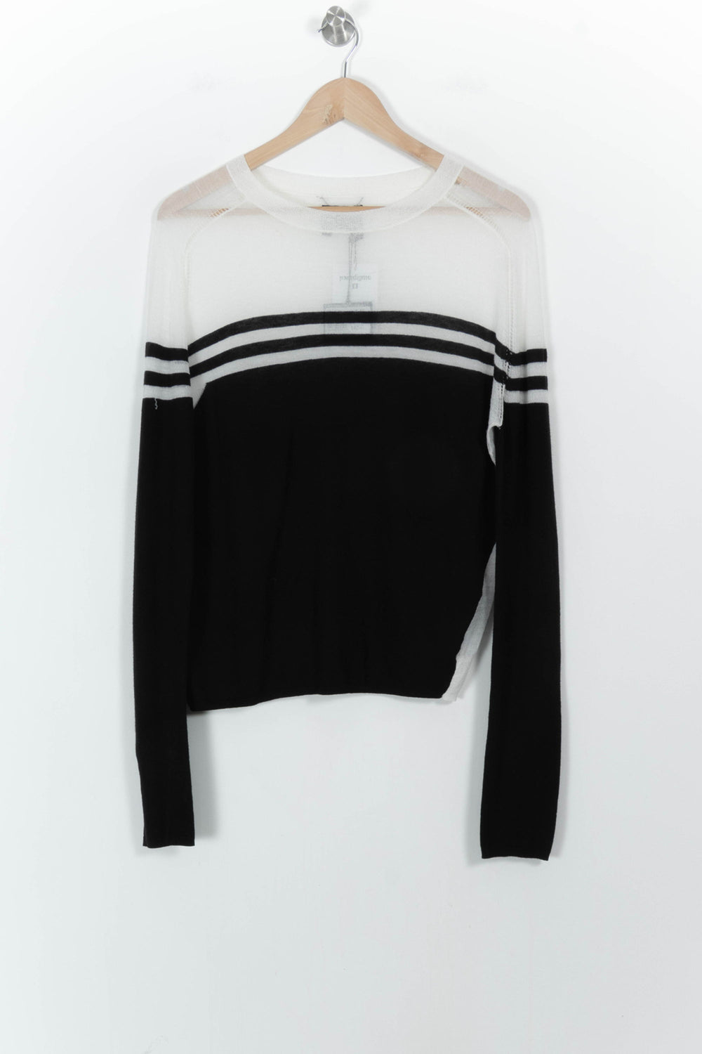 Pull Noir et Blanc - Taille M/38 de la marque The Kooples - Sport | PARAD32249 - Vendu par Paradigme - Image 2