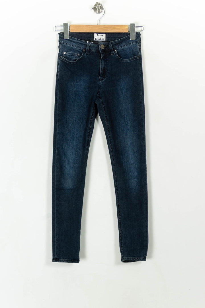 Jean Slim Bleu - Taille S/36 de la marque Acne Studios | PARAD32256 - Vendu par Paradigme - Image 2