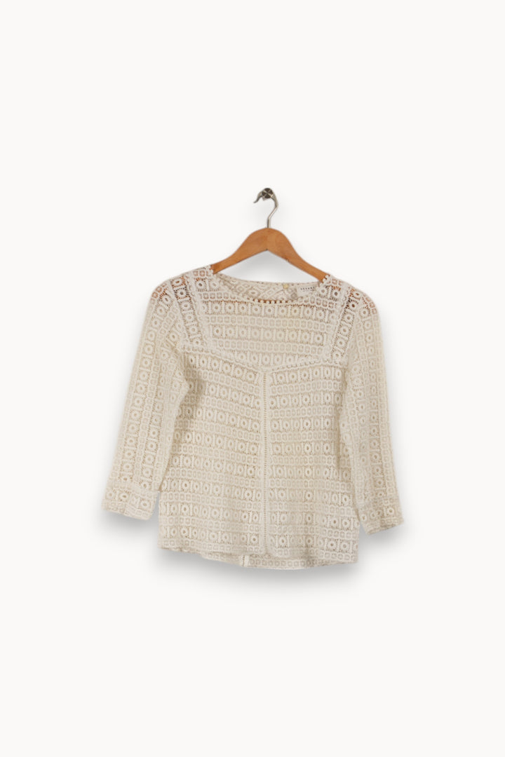 Blouse blanche - Taille S/36 de la marque Sézane | PARAD32285 - Vendu par Paradigme - Image 1