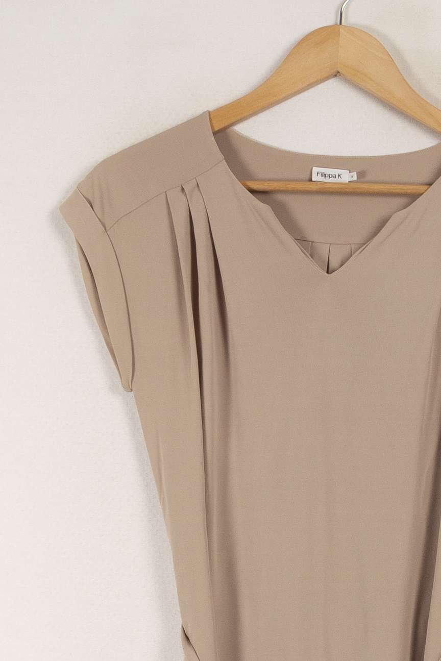 Robe beige - Taille XS/34