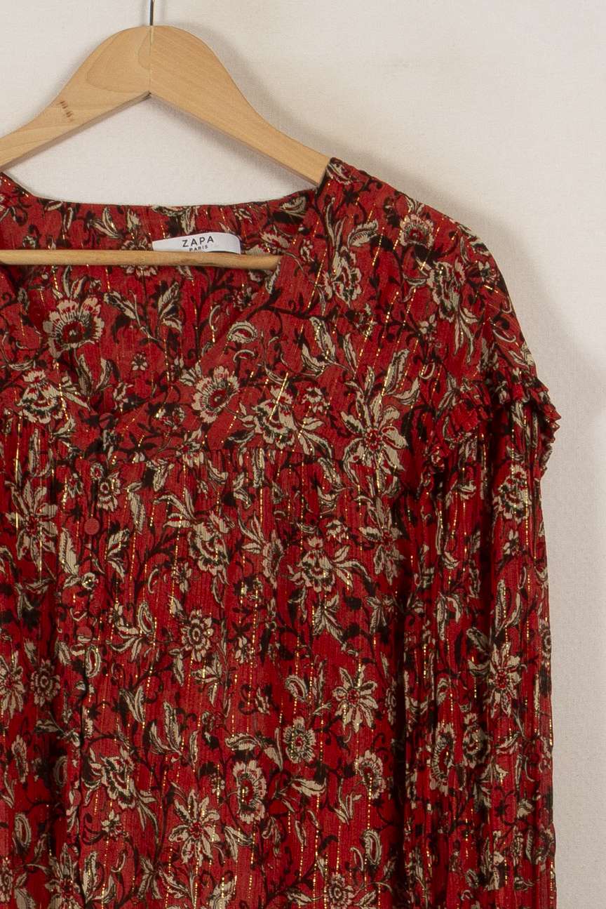 Blouse multicolore - Taille M/38 de la marque ZAPA | PARAD32300 - Vendu par Paradigme - Image 2