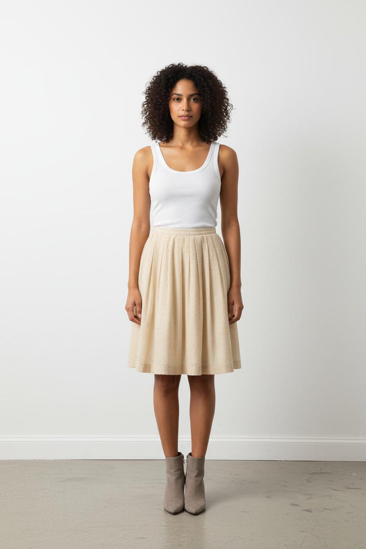 Jupe beige - Taille M/38