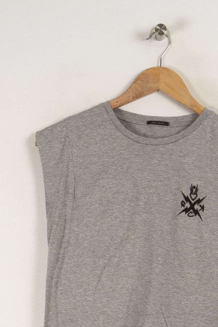 T-shirt Gris - Taille S/36 de la marque IKKS | PARAD32332 - Vendu par Paradigme - Image 2