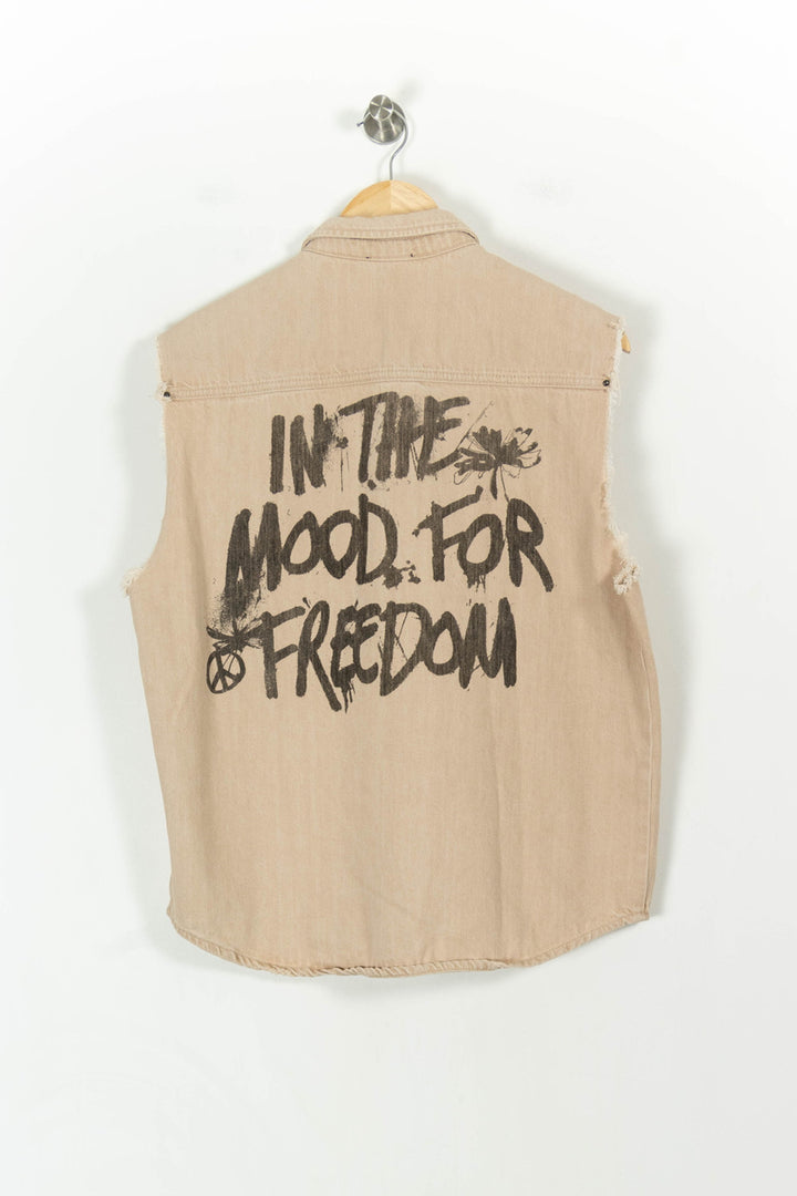 Veste Sans Manches Beige - Taille M/38 de la marque IKKS | PARAD32344 - Vendu par Paradigme - Image 4