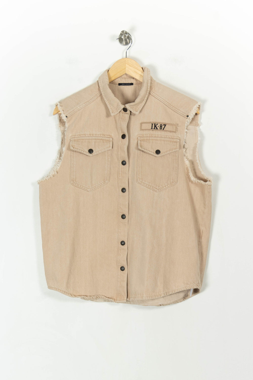 Veste Sans Manches Beige - Taille M/38 de la marque IKKS | PARAD32344 - Vendu par Paradigme - Image 2