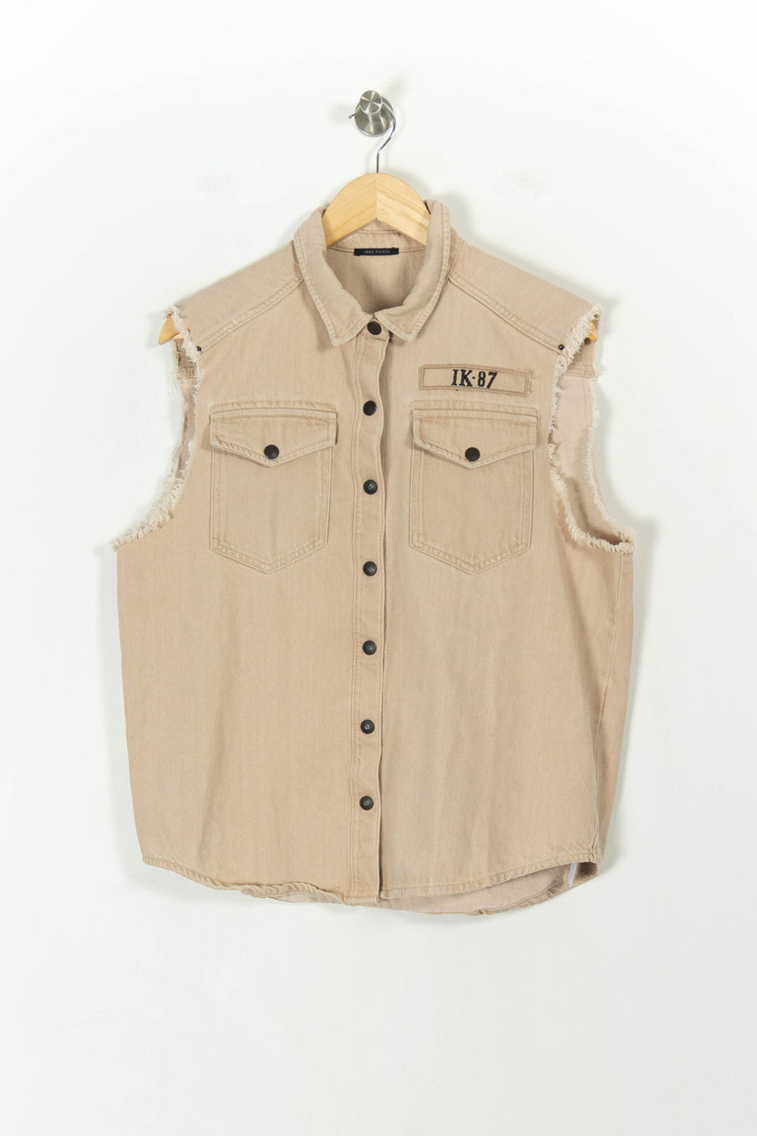 Veste Sans Manches Beige - Taille M/38 de la marque IKKS | PARAD32344 - Vendu par Paradigme - Image 2