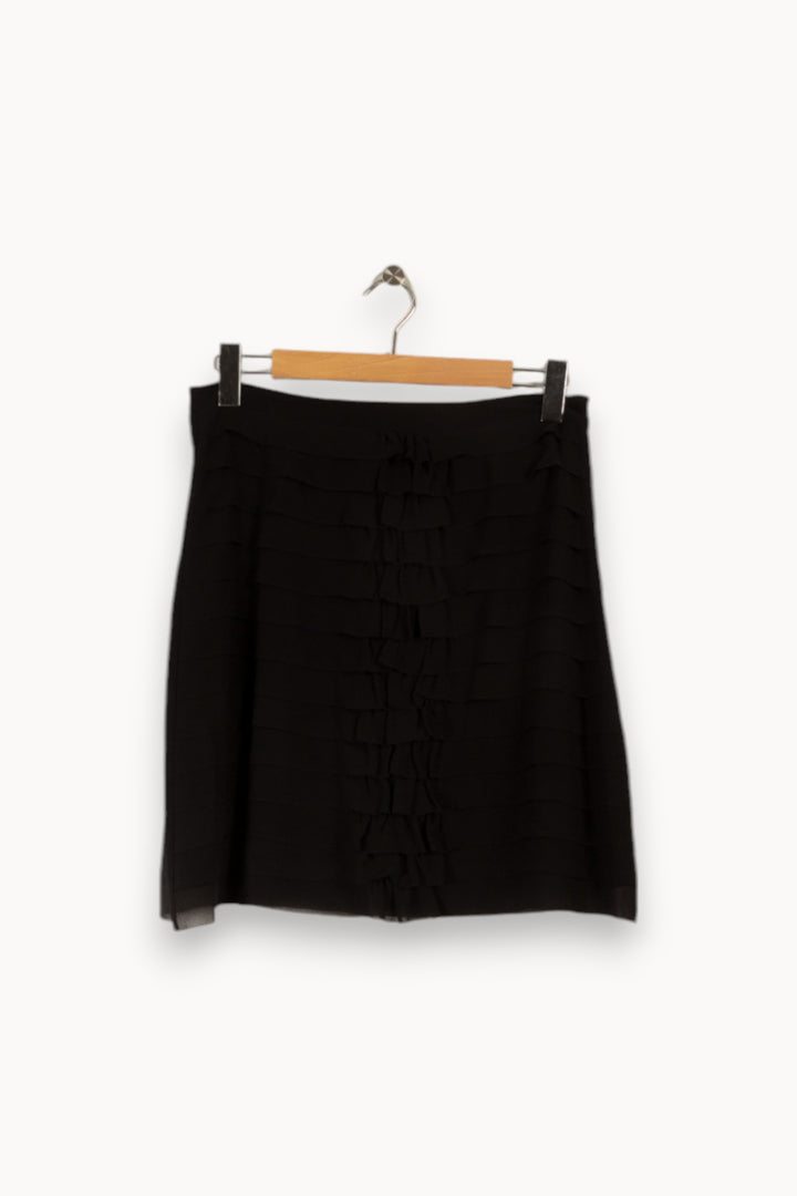 Jupe courte noire - Taille L/40 de la marque Caroll | PARAD32371 - Vendu par Paradigme - Image 1