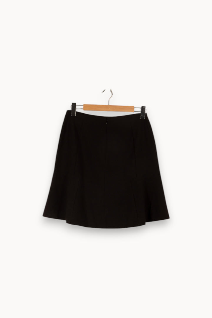 Jupe courte noire - Taille L/40 de la marque Caroll | PARAD32372 - Vendu par Paradigme - Image 3