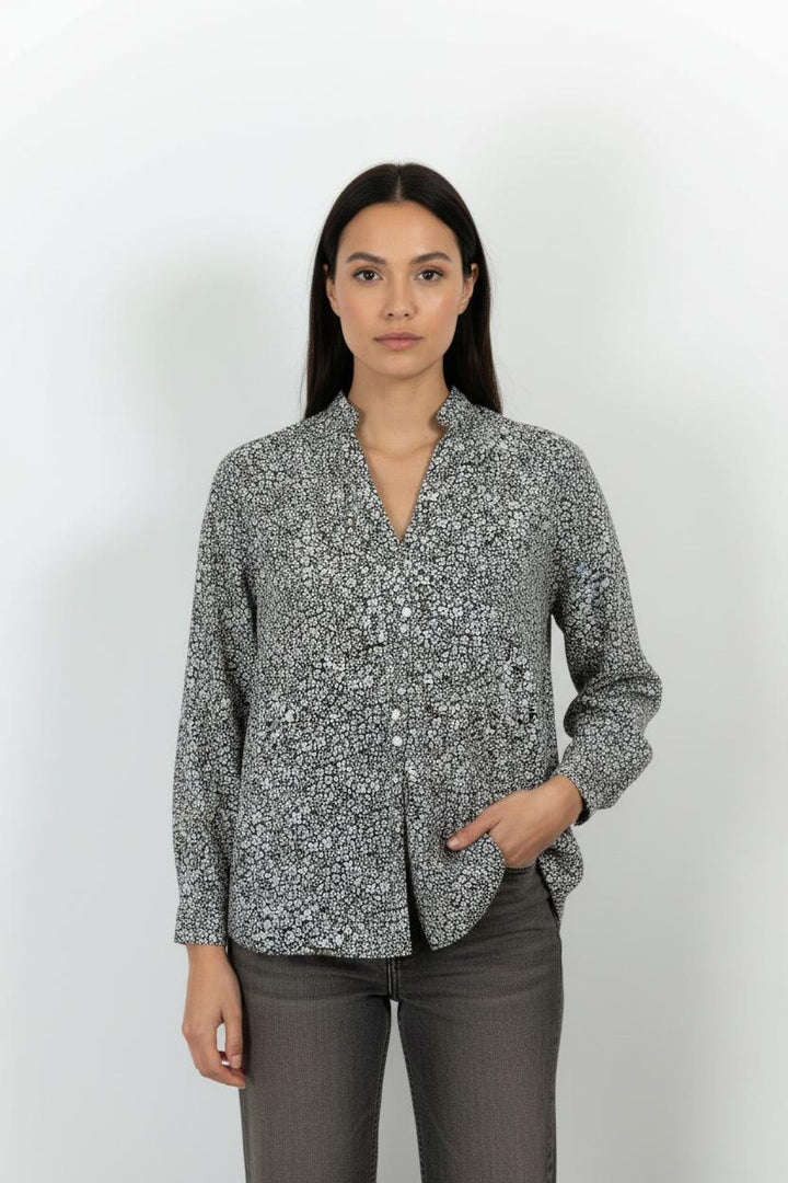 Blouse Noire et Blanche - Taille S/36 de la marque Essentiel Antwerp | PARAD32384 - Vendu par Paradigme - Image 1